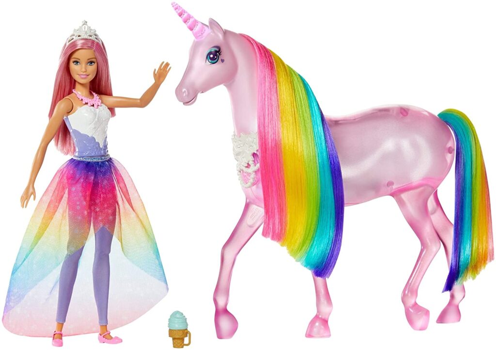 Barbie Dreamtopia Sparkle Lights Mermaid Doll with Blonde and Pink Hair - wide 3