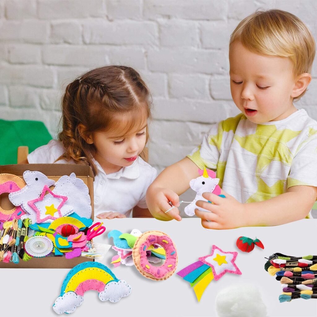 Kits De Couture Licorne Baker Ross - Paquet De 3, Activités Créatives Pour Enfants Dès 5 Ans